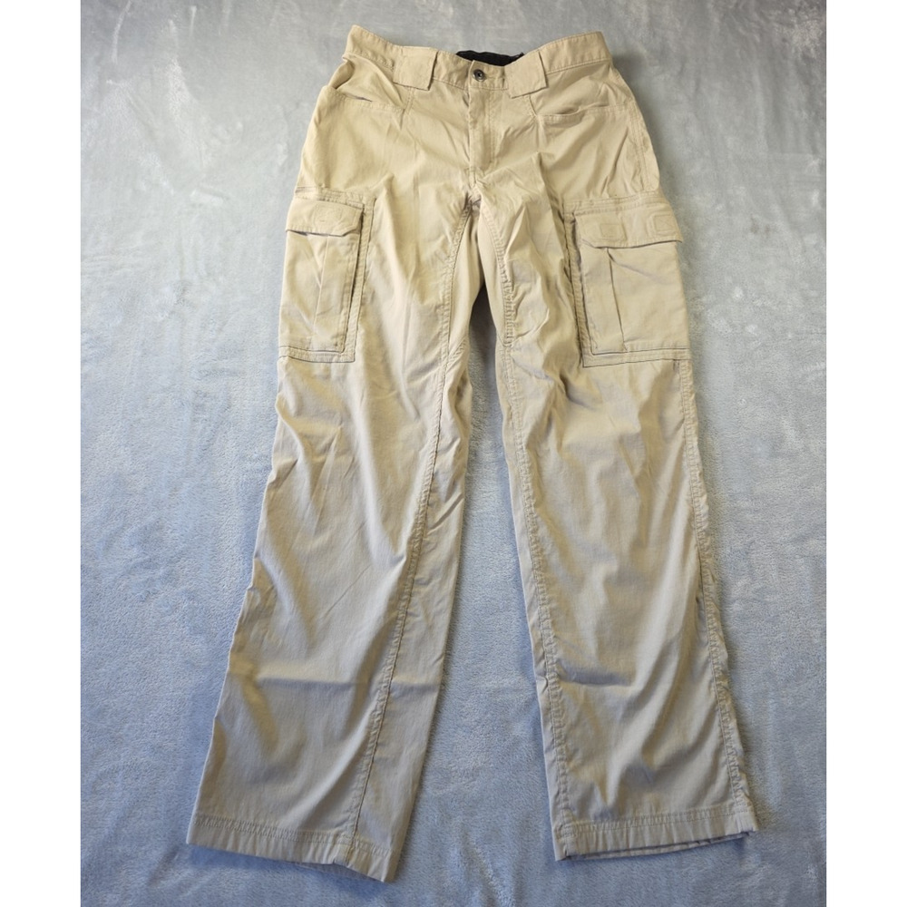 Duluth Trading Co. Cargo Pants Sz Med x 32 Beige Outdoor Hiking Breathable